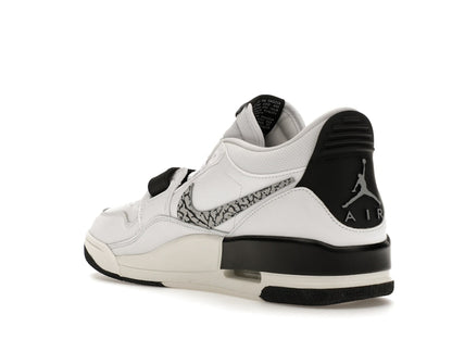 Jordan Legacy 312 Low White Black Elephant Swoosh