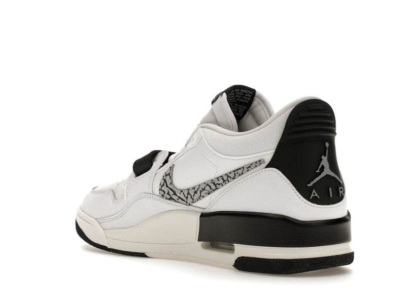 Jordan Legacy 312 Low White Black Elephant Swoosh