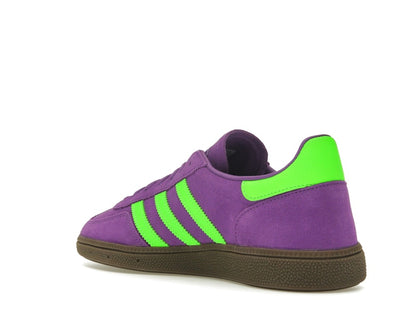 adidas Handball Spezial Elastic Active Purple Solar Green (Women's)