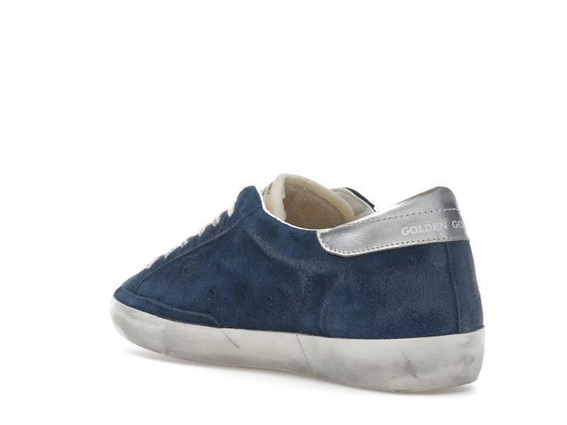 Golden Goose Super-Star Aviator Blue Cream Silver