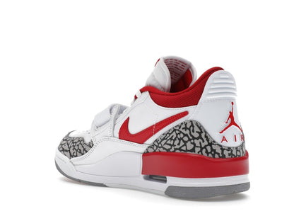 Jordan Legacy 312 Low White Cement Gym Red (Women's)