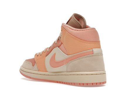 Jordan 1 Mid Apricot Orange (Women's)