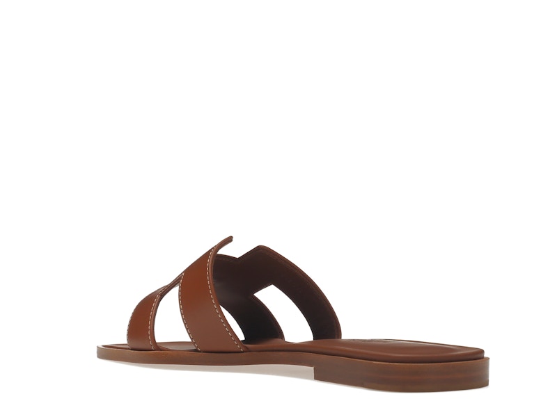 Hermes Oran Sandal Gold Box Calfskin Leather