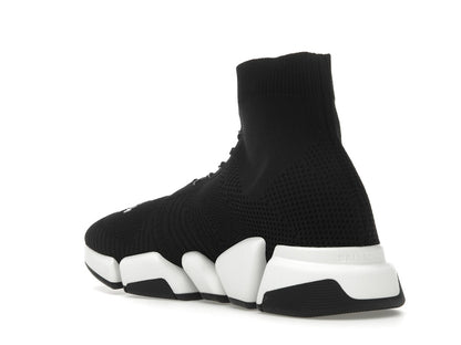 Balenciaga Speed 2.0 Lace Up Black White