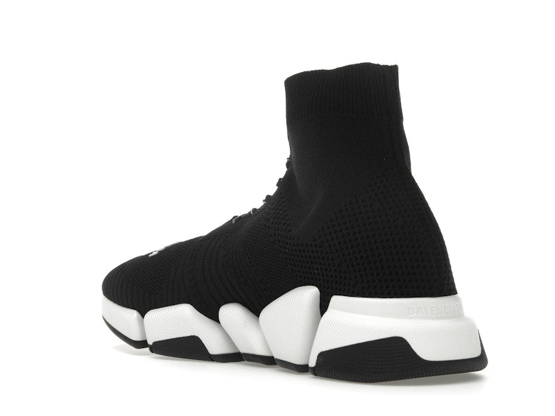 Balenciaga Speed 2.0 Lace Up Black White