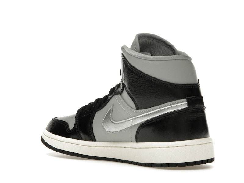 Jordan 1 Mid SE Black Metallic Silver (Women's)