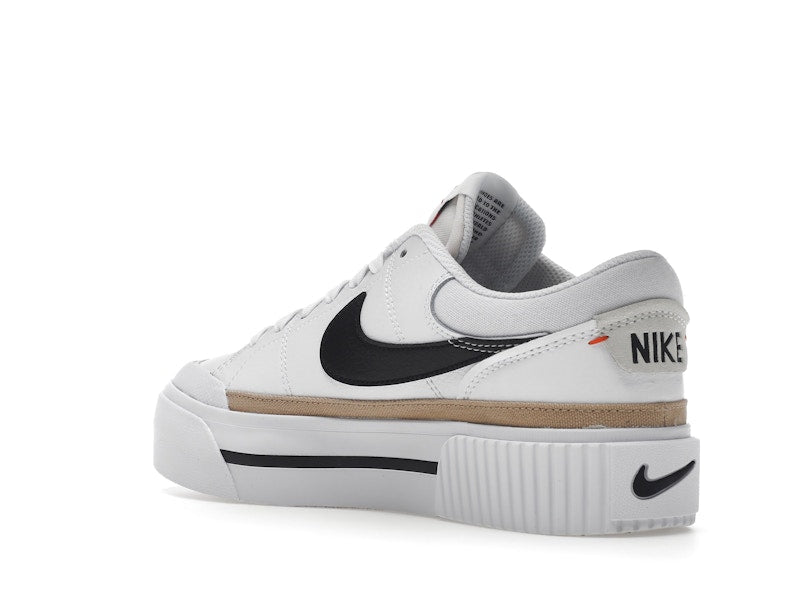 Nike Court Legacy Lift White Black (Women's)