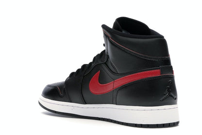 Jordan 1 Retro Mid Black Team Red