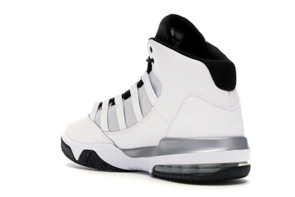 Jordan Max Aura White Metallic Silver Black