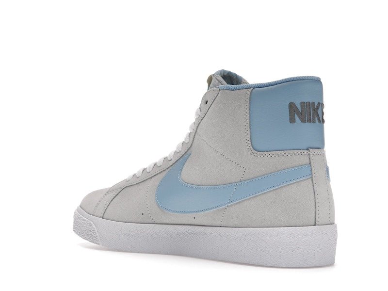 Nike SB Blazer Mid Soft Grey Baby Blue