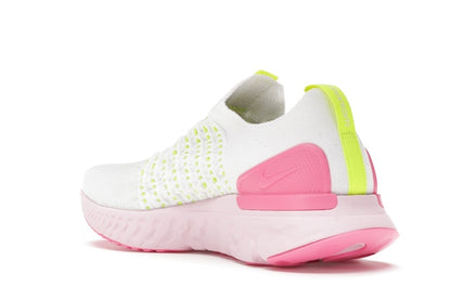 Nike React Phantom Run Flyknit 2 White Volt Pink Glow (Women's)