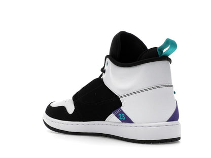 Jordan Fadeaway Black White Grape