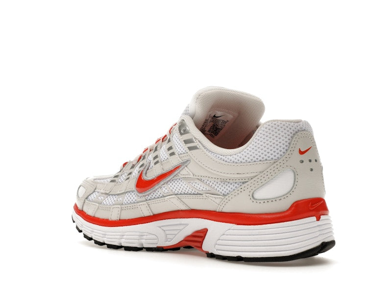 Nike P-6000 White Platinum Tint Black Picante Red (Women's)