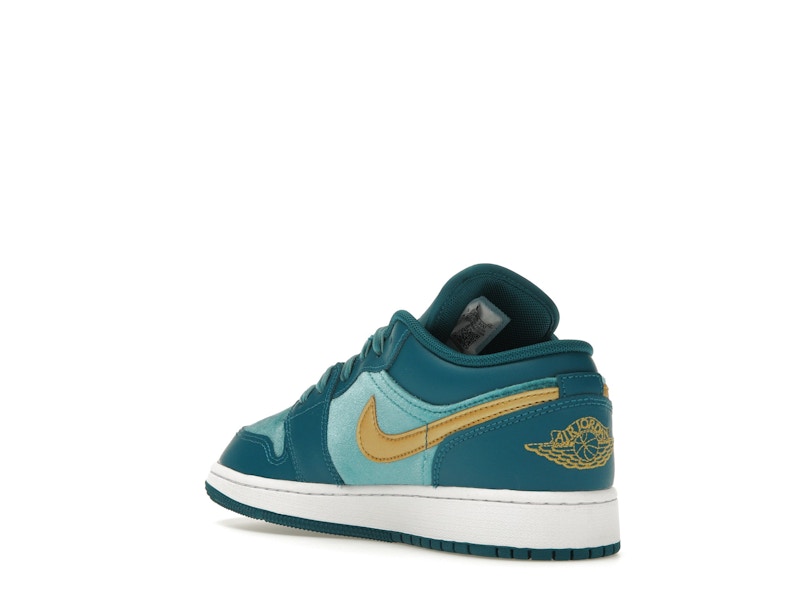 Jordan 1 Low SE Geode Teal Metallic Gold (GS)