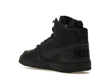 Nike Court Borough Mid Winter Triple Black