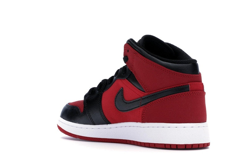 Jordan 1 Mid Gym Red Black (GS)