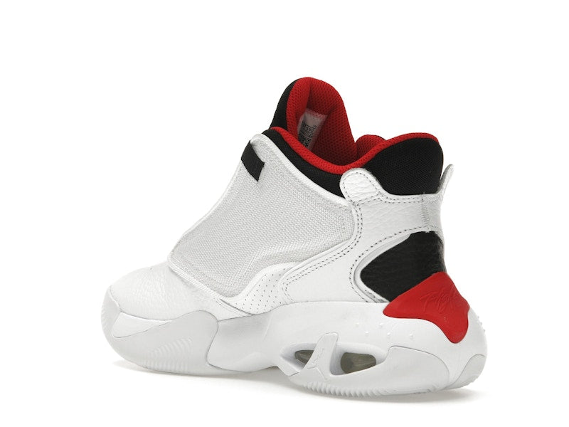 Jordan Max Aura 4 White Black University Red