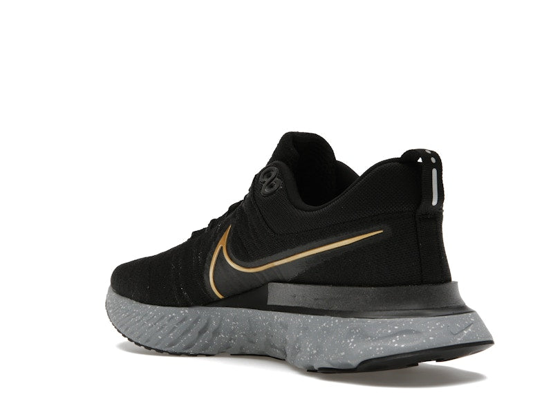 Nike React Infinity Run Flyknit 2 Black Gold