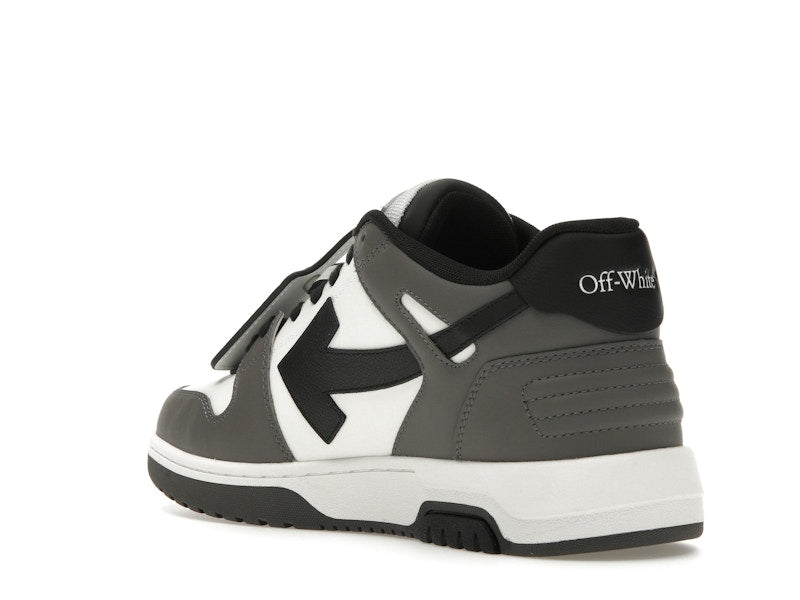 OFF-WHITE Out Of Office OOO Low Tops Dark Gray Black