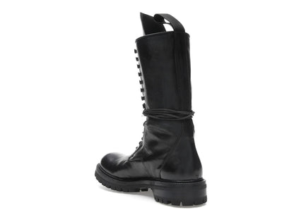 Rick Owens Army Laced Boot Black