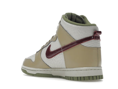 Nike Dunk High Tumbled Tan White Brown (Women's)