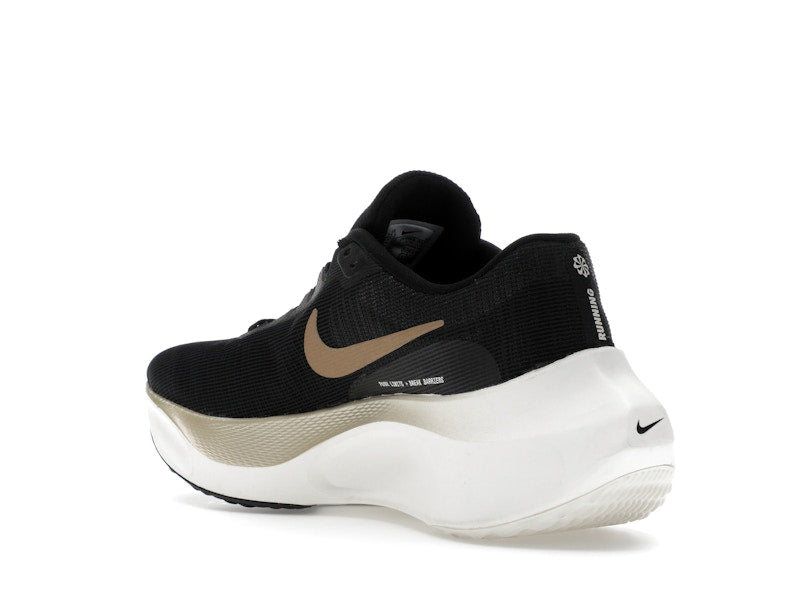 Nike Zoom Fly 5 Black Metallic Gold Grain