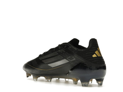 adidas F50 Elite FG Core Black Iron Metallic Gold Metallic