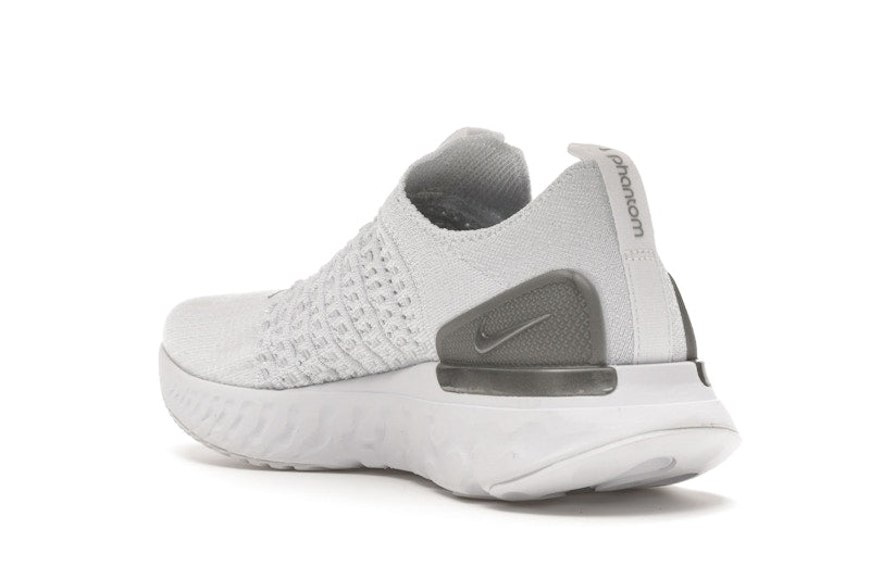 Nike React Phantom Run Flyknit 2 White Pure Platinum (Women's)