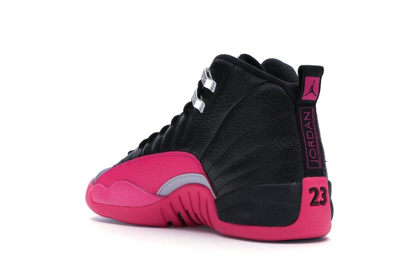 Jordan 12 Retro Black Deadly Pink (GS)