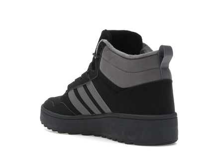 adidas Hoops 4.0 Mid Black Grey Four