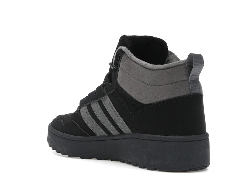 adidas Hoops 4.0 Mid Black Grey Four