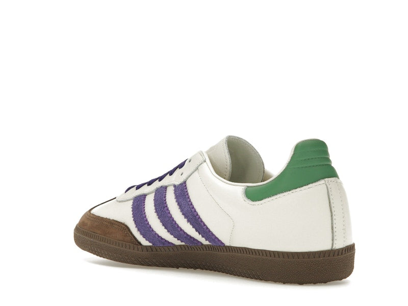 adidas Samba OG Off White Core Purple Green Brown (Women's)