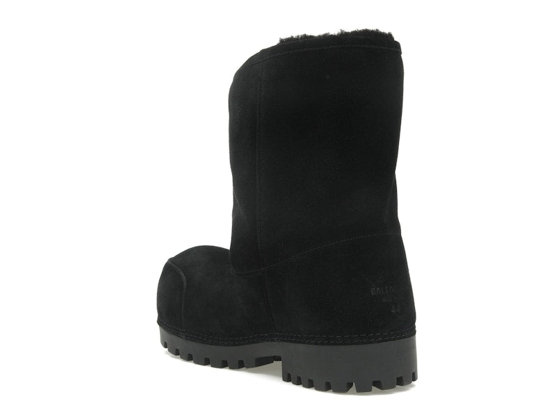 Balenciaga Alaska Low Boot Black Suede