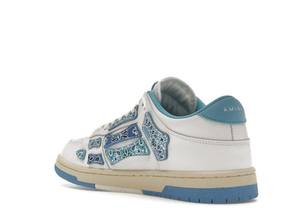 AMIRI Skel Top Low Bandana White Light Blue
