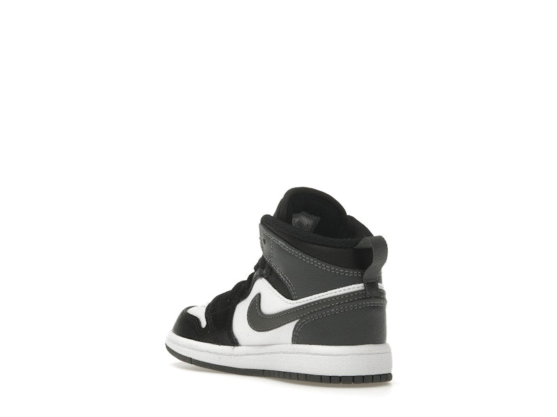 Jordan 1 Mid Black White Iron Grey (PS)
