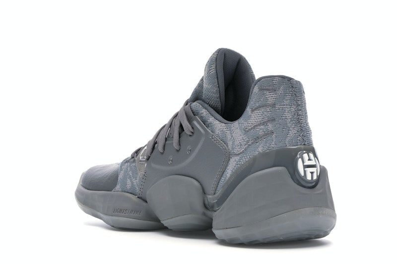 adidas Harden Vol. 4 Grey Three Cloud White