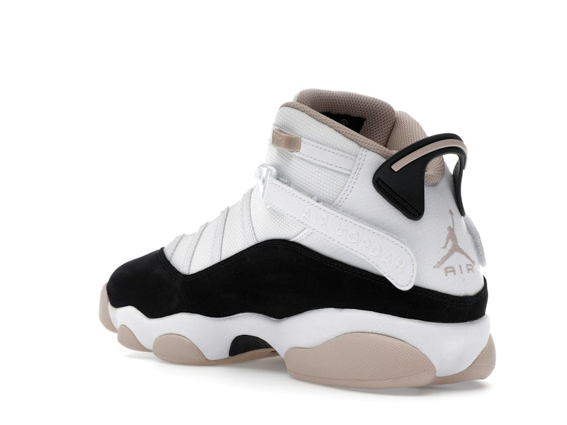 Jordan 6 Rings White Fossil Stone Black