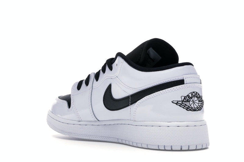 Jordan 1 Low White Black Patent (GS)