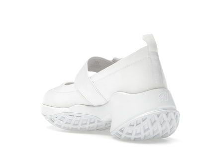 Roger Vivier Viv' Run Babies White Crystal Buckle (Women's)