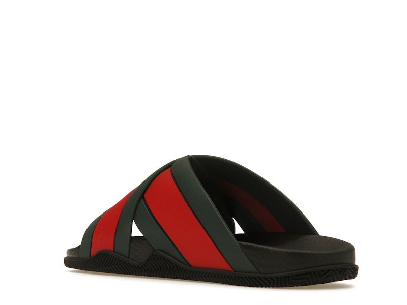 Gucci Web Slide Black Rubber (Women's)