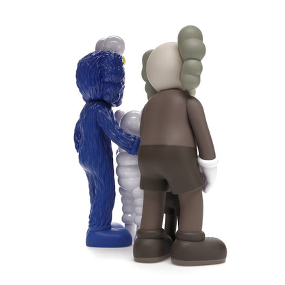KAWS Family Vinyl Figures Brown/Blue/White