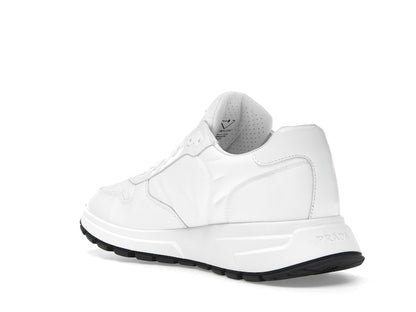 Prada PRAX 01 Sneakers Re-Nylon Brushed Leather White Black