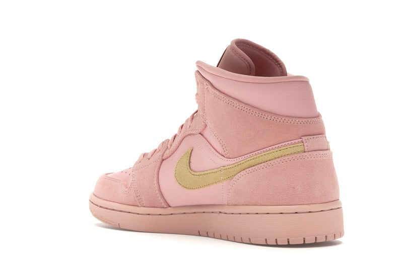 Jordan 1 Mid Coral Gold