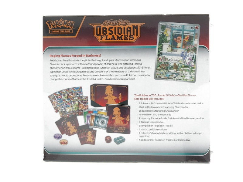 Pokémon TCG Scarlet & Violet Obsidian Flames Elite Trainer Box