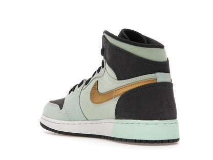 Jordan 1 Retro High Mint Foam Anthracite Metallic Gold (GS)