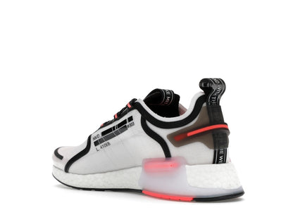 adidas NMD R1 V3 White Matte Silver Crimson