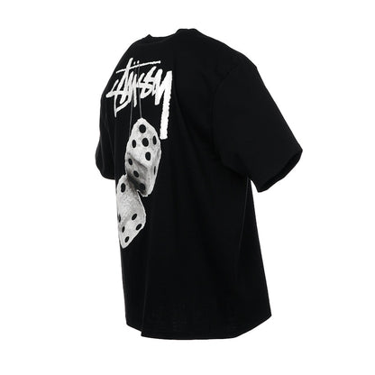 Stussy Fuzzy Dice Tee Black