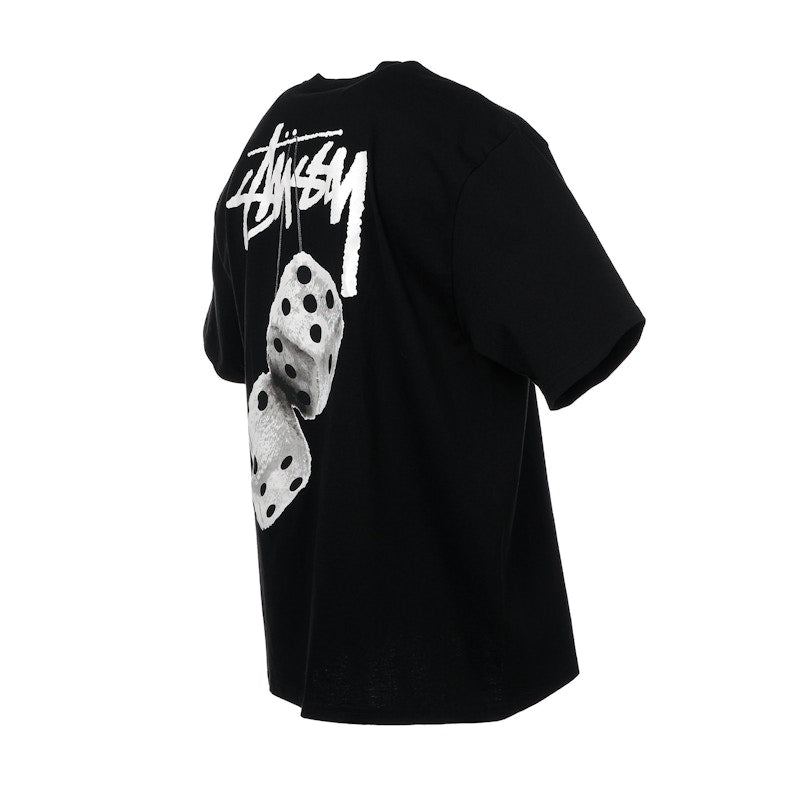 Stussy Fuzzy Dice Tee Black