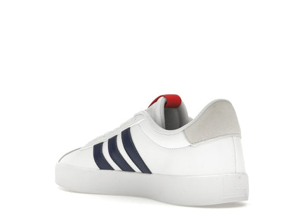 adidas Vl Court 3.0 Cloud White Dark Blue Better Scarlet