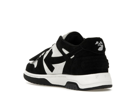 OFF-WHITE Out Of Office OOO Low Tops White Black Suede